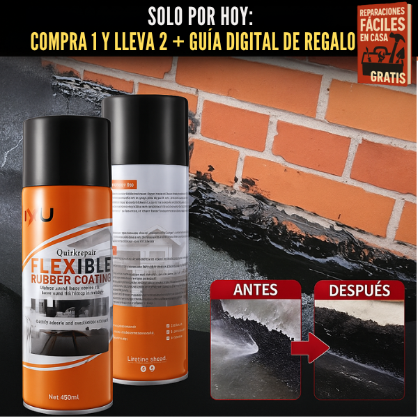 🔥Paga 1 y Lleva 2 | Spray Sellante Impermeable para Reparación de Fugas