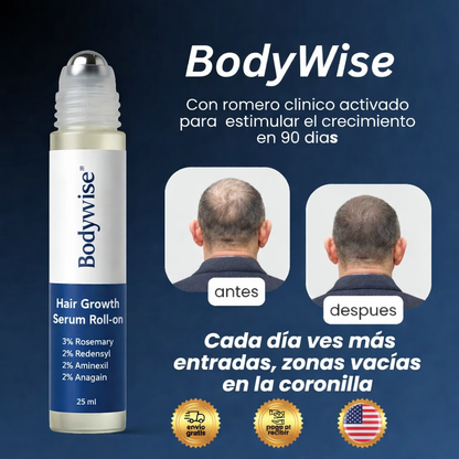 🔥2X1 Roll-On de Romero para el Crecimiento Capilar | Estimula Folículos y Fortalece el Cabello