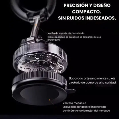 Soporte magnético para celular con ventosa