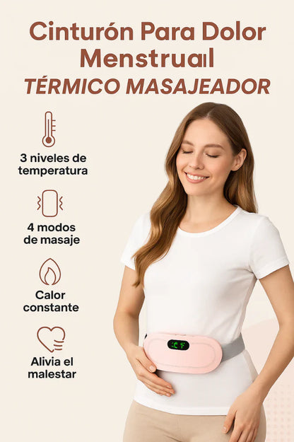 🔥Cinturón Masajeador con Calor Relajante FeelFree®️